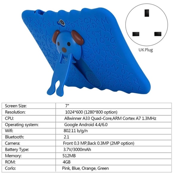 Other - 🆕2022Children Tablet 7-inch HD PC Storage HD Screen Preinstalled BRAND NEW !!!!